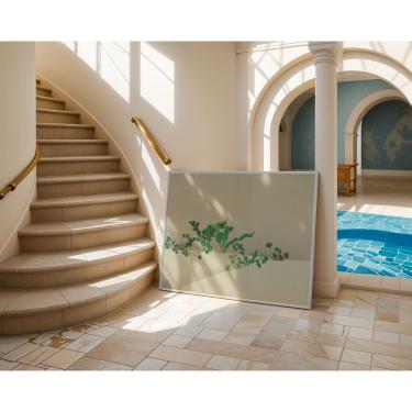 Imagem de Verde no vazio - 60 x 90 Caixa (canvas)