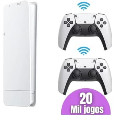 Imagem de Game Stick M15 PRO 4K – Console de Jogos Retrô com 20.000 Jogos na Memória + 2 Controles Sem Fio – Diversão para Crianças e Família