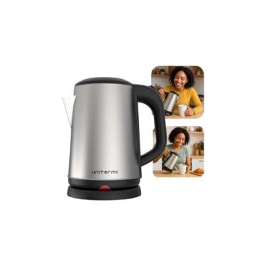 Imagem de Chaleira Elétrica Saara, 1,8 Litros, 1200W, Aço Inoxidável, Base Giratória 360°, Desligamento Automático, 127V