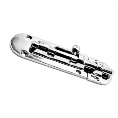 Imagem de MARINE CITY Aço inoxidável de grau marítimo 316 resistente (5-1/4" × 1-1/2") Travas de porta de parafuso de barril para janelas/escotilhas/armários (G)