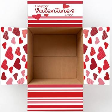 Imagem de Eaasty Kit de adesivos de dia dos namorados, 4 peças, caixa de decoração, pacote de dia dos namorados, adesivo de presente com tema de aba para militares, faculdade, missionário, decoração de