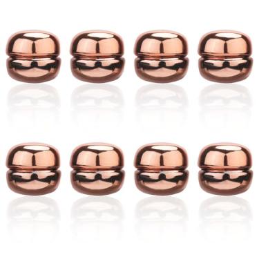 Imagem de 8 peças de alfinetes magnéticos Hijab, broche magnético, clipe de cachecol multiuso, fecho de cachecol, botões hijab para mulheres, cachecóis, roupas, alfinetes, ímãs para roupas (ouro)