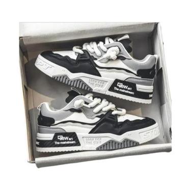 Imagem de Tênis Masculino Confortável Com Solado Macio Moda Casual Para Corrida 