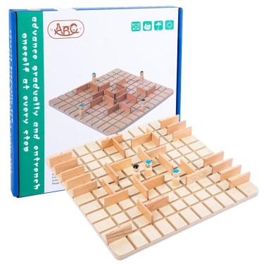 Imagem de Jogo de tabuleiro Step by Step Maze Puzzle Educational Toy Kids