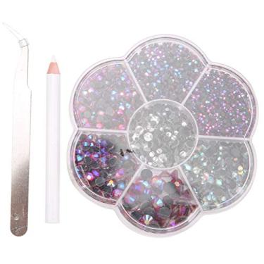 Imagem de Strass arte em unhas hot fix strass pedras de vidro decorativas para joias diy roupas capa de telefone acessórios 2100 peças 2 6mm multicolorido (5)