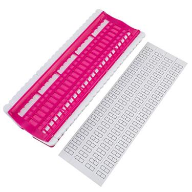 Imagem de Organizador de Fios Stitch 50 Posições Suporte Fio Ferramenta Linha Fileira Acessórios Costura Espuma Longa Reutilizável Cortes Classificação Etiqueta