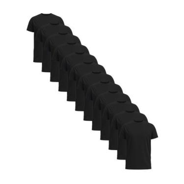 Imagem de Kit C/ 20 Camisetas Poliéster Sublimação  Revenda - TLT, Preto, G