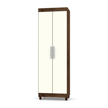 Imagem de Armário Multiuso Lavanderia 02 Portas Aline Imbuia-champanhe - Pallazio