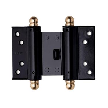 Imagem de Dobradiça Aço Vai E Vem 4 Preta - União