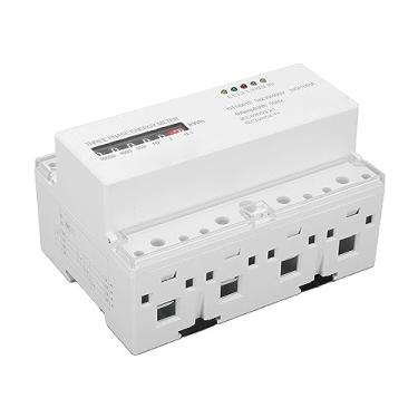 Imagem de Acouto Medidor Elétrico Din Rail Trifásico, 4 Fios, Kwh, Consumo de Energia, Wattímetro Com Alta Precisão e Opções de Fiação Flexíveis