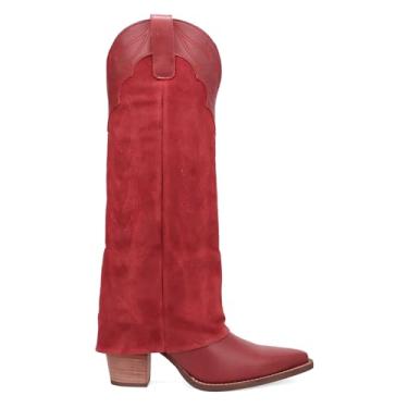 Imagem de Dingo Bota feminina Wild Horses Southwest Snip Toe Western, Vermelho, 38