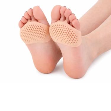 Imagem de Palmilha Protetora para Pé Almofada Silicone Fascite Plantar Neuroma Ortopédico Reutilizável Dor