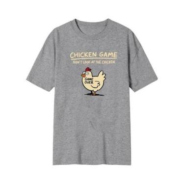 Imagem de Camiseta Masculina Casual Com Gola Redonda E Manga Curta Com Estampa D