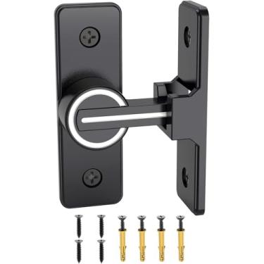 Imagem de Travas e pestilos para portas de celeiro deslizantes porta em ângulo reto 90 graus Travessa segurança adequada jardim banheiro