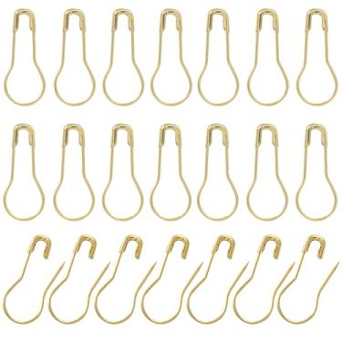 Imagem de Verkelly 1000 pinos de segurança, pino de lâmpada de metal de 0,8 polegadas, pino de cabaça para artesanato faça você mesmo, acessórios domésticos (ouro)