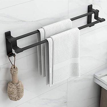 Imagem de 3FLQOOPP Toalheiro de 3 níveis Toalheiro de banheiro toalheiro de alumínio montado na parede toalheiro de cozinha toalheiro banheiro banheiro hotel escritório