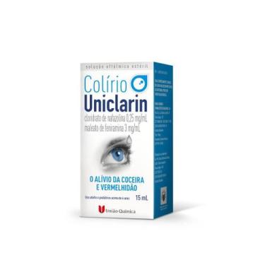 Imagem de Colírio Uniclarin 15ml - Antialérgico e Adstringente - UNIAO QUIMICA