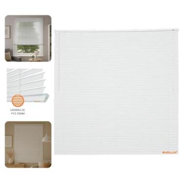 Imagem de Off 25 persiana pvc 25mm 080x130 branca - Evolux