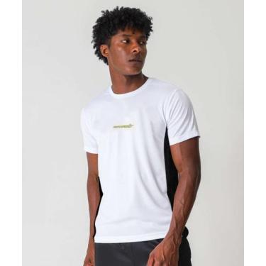 Imagem de Camiseta Masculina Fitness Recorte Marisa Branco-21037 - MR, Branco, G