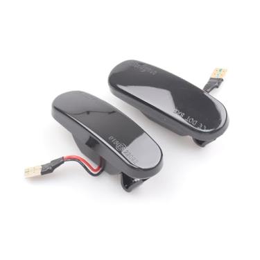 Imagem de Luz de marcador lateral âmbar, lâmpada de para-lama, seta, sequencial, dinâmico, sequencial, substituição para Fiat Abarth Punto Doblo Fiorino MK3 Idea Linea Multipla Qubo Stilo para Lancia Musa