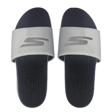 Imagem de Chinelo Skechers Go Consistent Masculino - Branco 43-Masculino