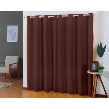 Imagem de Cortina Oxford Em Tecido Grosso 2,80 X 2,00 Sala Quarto Cozinha - FF E