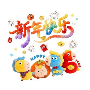 Imagem de Ｂｅｓｇａ 2 Adesivos de Janela para o Ano Chinês, Decoração para o Festival da Primavera, Adesivo de Vidro para Loja, Style B