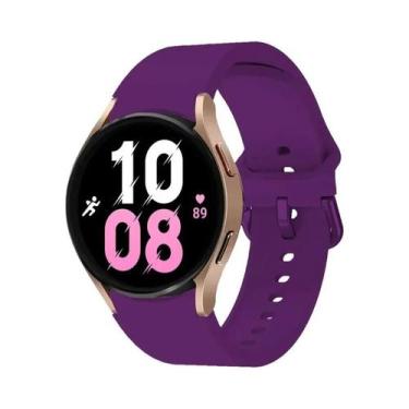 Imagem de Pulseira De Silicone 20mm Para Samsung Galaxy Watch 5 4 46 42mm, Brace