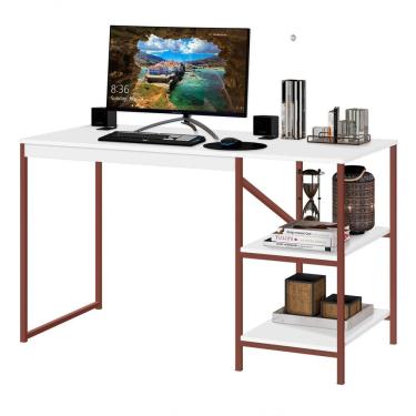 Imagem de Escrivaninha Home Slim Branco - Moveisaqui