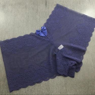 Imagem de Caleçon Renda Plus Size Cor:Azul MarinhoTamanho:52 - Ternura Íntima, A