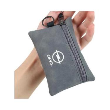 Imagem de Porta-moedas De Camurça Para Carro Com Cordão E Fivela Para Opel Corsa