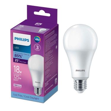 Imagem de Lâmpada Led Philips alta potência 22W  BR fria 6500K BV E27