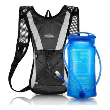 Imagem de Mochila Hidratação Térmica Bolsa De Água 2 Litros Cor Preto