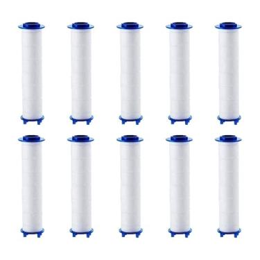 Imagem de Filtro de cabeça de chuveiro – Cartucho de filtro de cabeça de chuveiro para amaciante de água dura, removedor de odor de impurezas, filtragem por spray, remove partículas nocivas