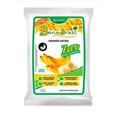 Imagem de Doce Banana Bananada Natural Zero C/10 unids de 23g - Banabrazil