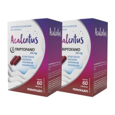Imagem de Kit 2 Acalentus L-triptofano 60 Cápsulas Maxinutri