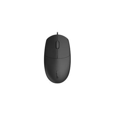 Imagem de Mouse Óptico Rapoo N100C, 1000 DPI, Design Ambidestro, Plug & Play, USB, Preto - N100C