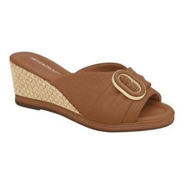 Imagem de Tamanco Anabela Piccadilly 408241 Feminino-Feminino