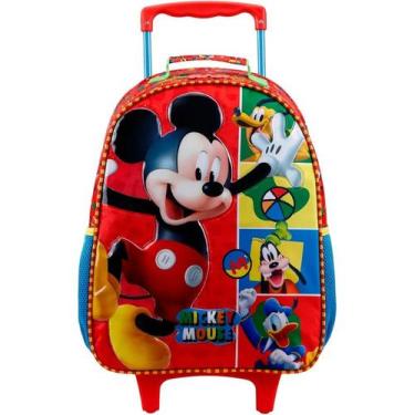 Imagem de Mochila Escolar de Rodinhas 16 Mickey Disney - xeryus, Mickey Ver