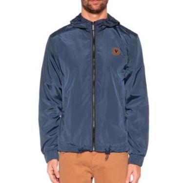 Imagem de Jaqueta VR Masculina Nylon Tecno Bomber Hoodie Azul Marinho-Masculino