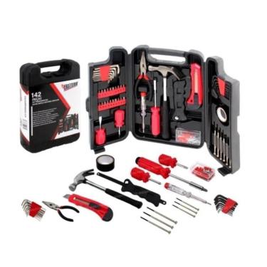 Imagem de Jogo De Ferramentas 142 Peças Completo Maleta Com Chaves E Soquetes