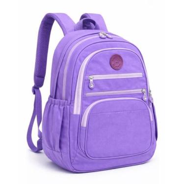 Imagem de Mochila Feminina Nylon Estilosa Impermeavel Grande - Forever Young, Li