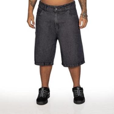 Imagem de Bermuda Chronic Jeans Baggy Preta-Masculino