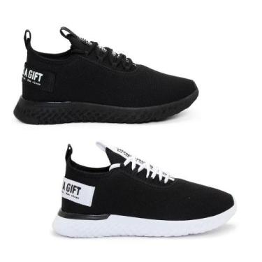 Imagem de Combo 2 Pares Tênis para Caminhada Masculino Academia Viper Shoes, Pre
