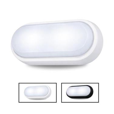 Imagem de Luminária Arandela Tartaruga Led 8w Jardim Muro IP65 Bivolt Branco Fri