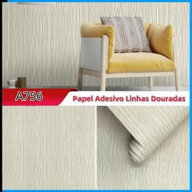Imagem de Papel Adesivo Madeira para Envelopamento 10 Metros ideal para Moveis, 