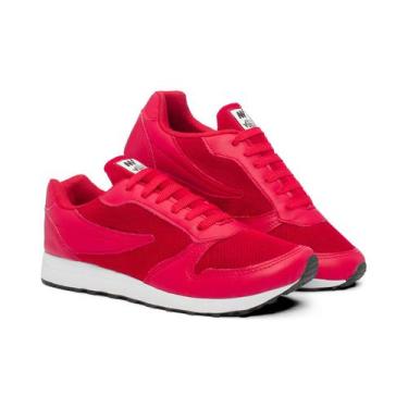 Imagem de Tenis Feminino NVZ volta as aulas vermelho confortavel dia a dia leve 