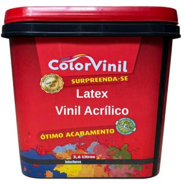 Imagem de Latex Acrílico Econômico Para Interior Vinil Acrílico Colorvinil Cores