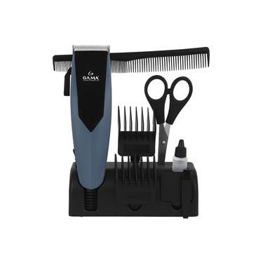 Imagem de Máquina de Cortar Cabelo GA.MA Italy GM Master 4 Pentes - Preto e Azul