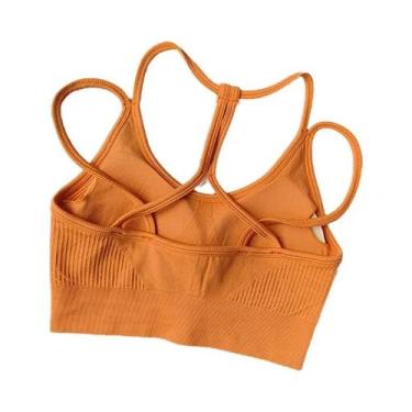 Imagem de Sutiã Esportivo Feminino Respirável E Antichoque Sem Costura Para Fitn
